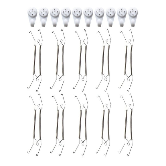 tamizeot 20x Invisible Plate Hangers in Various Display Heavy Sizes Duty Hanger 6Inch Plate 12 inch