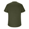 Leesechin Mens Fitted T Shirts Clearance Men Casual Button Short Sleeve