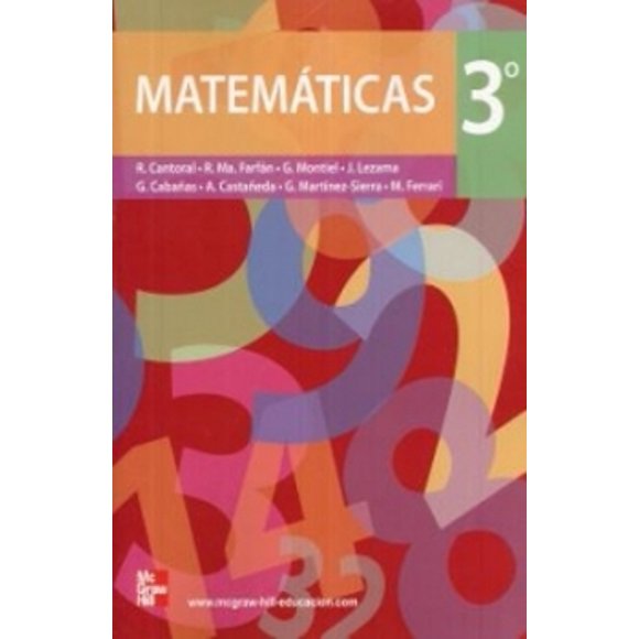 MATEMATICAS 3. MCGRAW-HILL INTERAMERICANA RICARDO CANTORAL