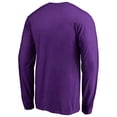 thumbnail image 3 of Men's Purple Charlotte Hornets Victory Arch Long Sleeve T-Shirt, 3 of 3