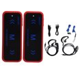 thumbnail image 1 of Walkie Talkies portátiles para niños Radios bidireccionales de largo alcance Juguetes Walky Talky con cordónRojo, 1 of 5