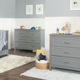 thumbnail image 2 of DaVinci Charlie 3-Drawer Dresser, Gray, 2 of 8