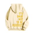 thumbnail image 4 of Women's Letter Print Hoodies Long Sleeved Hoodie With Pockets, 4 of 4