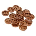thumbnail image 1 of 20pcs Vintage Wooden Buttons 2 Holes Flower Buttons For, 1 of 8