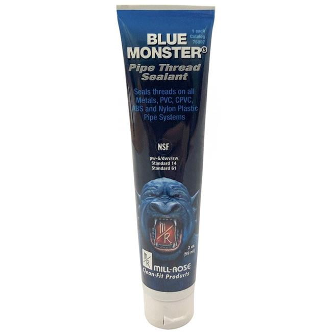 Blue Monster 4000285 2 oz Mill Rose Pipe Thread Sealant - Blue