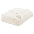thumbnail image 2 of SAFAVIEH Janie Throw Blanket Ivory, 2 of 2