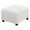White, variant on Lapalife Stretch Ottoman Covers Square Ottoman Slipcovers Footstool Cover (L, Gray)