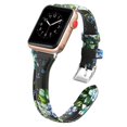 thumbnail image 1 of Correas de cuero compatibles con Apple Watch 38 mm-40 mm / 42 mm-44 mm, correa de cuero de grano superior pulsera delgada y delgada para iWatch Series 5/4/3/2/1 Xemadio 2033273-14, 1 of 9