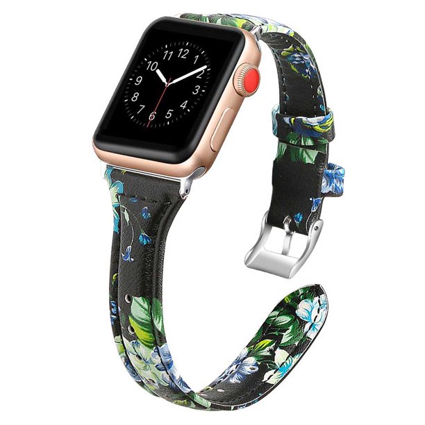 Äkta läder klockarmband för Apple Watch 38/40/40/42mm - Spänne Stängning Levamdar 2033273-14