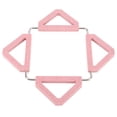 thumbnail image 4 of BuyWeek Set de Table, napperon Anti-poussière Pliable Durable de Haute qualité résistant à la Chaleur et résistant à la Chaleur pour Table à Manger(Rose), 4 of 8
