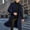Navy004, variant on QHRMKOG Trench Coat Men Tailored Fit Office Single Breasted Pea Coats Casual Notched Lapel Long Trench Coats Autumn Warm Overcoat with Pockets Gray M
