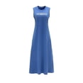 thumbnail image 2 of Vestido largo de verano para mujer, ropa, mujer adolescente, vestido jersey de mujer para M, 2 of 7