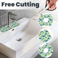 thumbnail image 3 of Vsdgher Cute Dinosaur Blue Green Kitchen Sink Splash Guard Faucet Mat -1 PC Super Absorbent Fast Drying Mat Sink Gadgets-Splash, Bathroom,Sink Mat,(15" X 5.5" ), 3 of 7