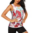 thumbnail image 2 of Fotbe Christmas Blusas Sin Mangas para Mujer – Estilo Casual, Corte Suelto, Slim-Fit, Cuello Redondo Deportivo, Tops de Verano para Gimnasio y Yoga-Medium, 2 of 7