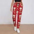 thumbnail image 2 of Women's Sweatpants, Cute Christmas Moose Baggy Sweatpants Joggers for Women, Fall Outfits for Women 2024 Lounge Yoga Athletic Workout Pants with Pockets, 2 of 7