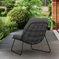 thumbnail image 7 of GRANDPATIO Outdoor/Indoor Steel Patio Chair with 5.75" Thick Cushion, Easy Assembly, Dark Gray, 7 of 7