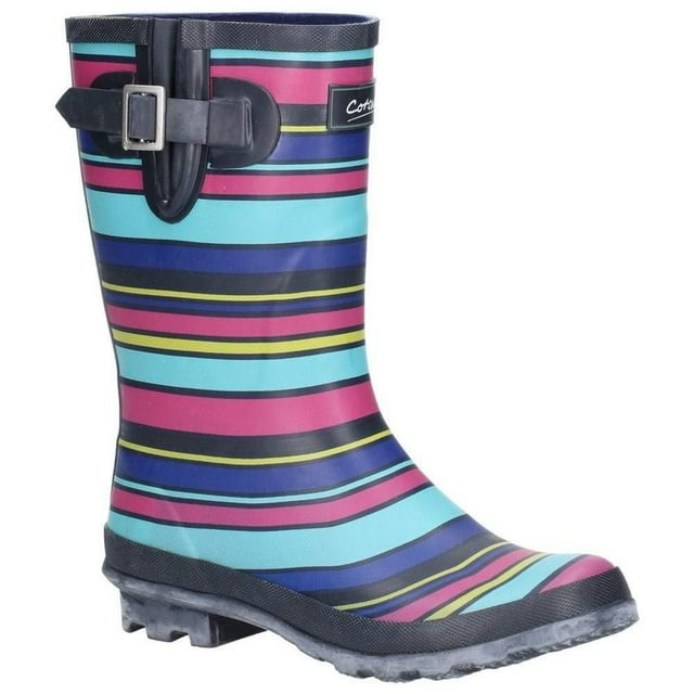 Cotswold Womens Paxford Elasticated Mid Calf Wellington Boot