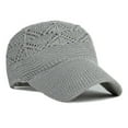 thumbnail image 3 of Jinswick Knit Floral Crochet Packable Knit Baseball Cap Lightweight Cutout Summer Hats for Women ,Outdoor Breathable Beach Seaside Sun Hat, 3 of 19