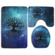 thumbnail image 1 of Juego de alfombras de baño ABPHQTO Vida del árbol celta 3 piezas, 1 of 2