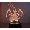 thumbnail image 1 of Anime Pokémon 3D Night Light USB Bedside Lamp Touch Remote Control Creative Gift Lamp O Black Touch 7 Colors, 1 of 2