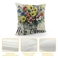 thumbnail image 4 of GOSMITH Hello Spring Throw Pillow Covers Gnome Blue Truck Flower Floral Home Sweet Home Summer Outdoor Farmhouse Decorations Decorative Throw Pillows Cases for Couch Sofa Decor, 4 of 5