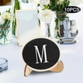 thumbnail image 3 of MAGT Affichage Tableau Noir, 10 Pcs Bois Mini Babillard Art Artisanat Bureau Tableau Noir Ornement pour la décoration de Mariage, 3 of 14