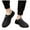 Black, variant on Dakaela Men's Slip on Mules Sneakers Open Back Walking Flats Shoes Closed Toe Slides Slippers White 10