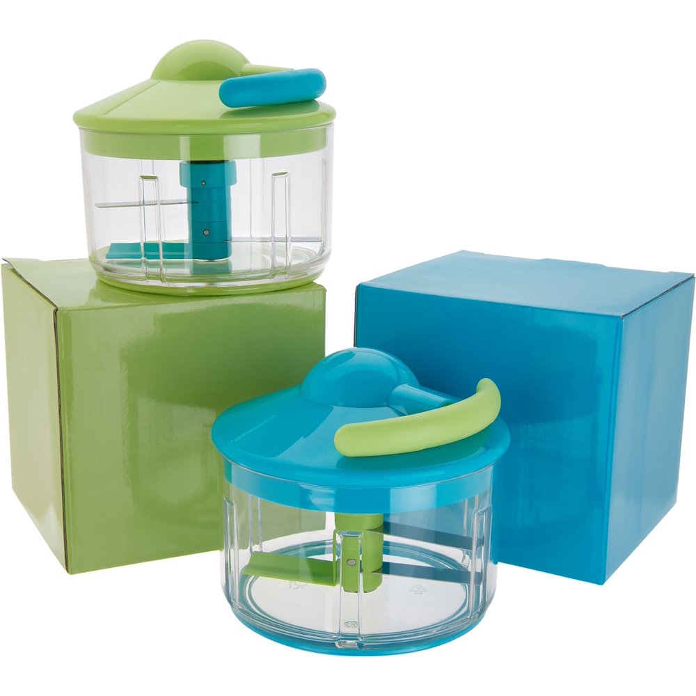 Kuhn Rikon Set of 2 2Cup Pull Chops with Gift Boxes Model K48049 Refurbished