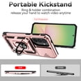 thumbnail image 2 of FIEWESEY for Samsung Galaxy A57 5G Case Built-in Slide Camera Cover & Kickstand Heavy Duty Protection Shockproof Phone Case for Samsung Galaxy A57 5G 6.7 inch,Rose Gold, 2 of 8