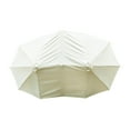 thumbnail image 3 of DOLITY Replacement Cloth for Three Heads Umbrella 2.7M Umbrella Canopy for Backyard Beige White, 3 of 9