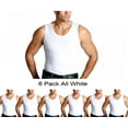 thumbnail image 2 of 6-Pack Insta Slim Compression Muscle Tank MS0006, 2 of 21