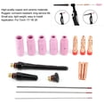 thumbnail image 4 of Welding Nozzle,Electrode Clamp,Clamp Slot, ,Tungsten Needle,17Pcs Set Of Welding Nozzle Tool Set For Torch 17/18/26, 4 of 8