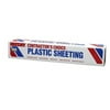 Husky RE-620C Contractor's Choice Clear Plastic Sheeting, 20' x 100', Clear