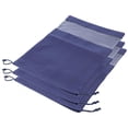 thumbnail image 3 of Drawstring Shoe Storage Bag Non Woven Fabric with PVC Transparent Window for Home Travel and Relocation Purplish Blue, 3 of 7