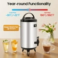 thumbnail image 5 of 3.17Gal Insulated Thermal Hot and Cold Thermal Coffee Airpot Beverage Dispenser for Hotels, Wedding Receptions, 5 of 20