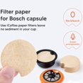 thumbnail image 2 of Filtro de papel desechable 200x, Compatible con cápsulas de café reutilizables, protege del bloque, mantiene la cápsula Compatible con Cleani, 2 of 5