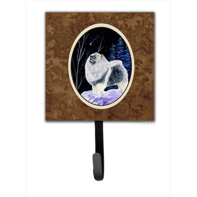 Carolines Treasures SS8357SH4 Starry Night Keeshond Leash Holder Or Key Hook