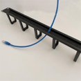 thumbnail image 3 of 1U 19 Inch Rack Cabinets Cable Management Network Organizer Network Brush Panel Five Ring Detachabl, 3 of 5