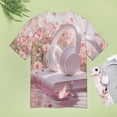 thumbnail image 4 of Butterfly Dancing Women's Short Sleeve Tops Casual Blouses T Shirt, 4 of 6