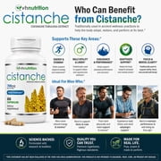VH Nutrition CISTANCHE | Cistanche Capsules | Hormone Support Supplement for Men* | 700mg per Serving | Standardized Cistanche tubulosa Extract - 60 Capsules