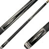 Pure X HXT92 Pool Cue Black with Low Deflection Shaft and Mz Multi-Zone Grip
