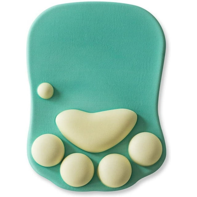 Hweilai Tapis de Souris Design Patte de Chat Support de Poignet Confortable pour Ordinateur Mac Portable