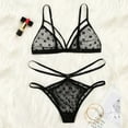 thumbnail image 2 of Everyday Bras for Women Women's Lace Camisole Shorts Set Sleepwear Large Men Underwear 5xl Lace Curtain Set 63 Lace Lingerie Shorts Set Lace Pajama Set for Women Fruit Pack Lace Bandeau Bra Black L, 2 of 7