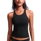 thumbnail image 1 of Top Tankini CRZ YOGA con Espalda Deportiva y Relleno Cuello Alto Negro Talla L, 1 of 5