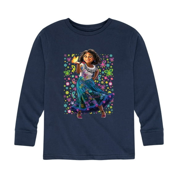 Disney's Encanto - Mirabel Butterflies - Toddler And Youth Long Sleeve Graphic T-Shirt