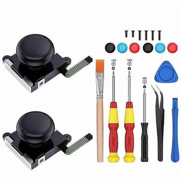 e7u For Nintendo Switch Controller 21 in 1 Joycon Joystick Replacement V6w Controller Thumbstick Rep