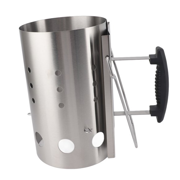 Fire Starter Chimney, Portable Efficient Chimney Starter Stainless Steel for Camping for BBQ