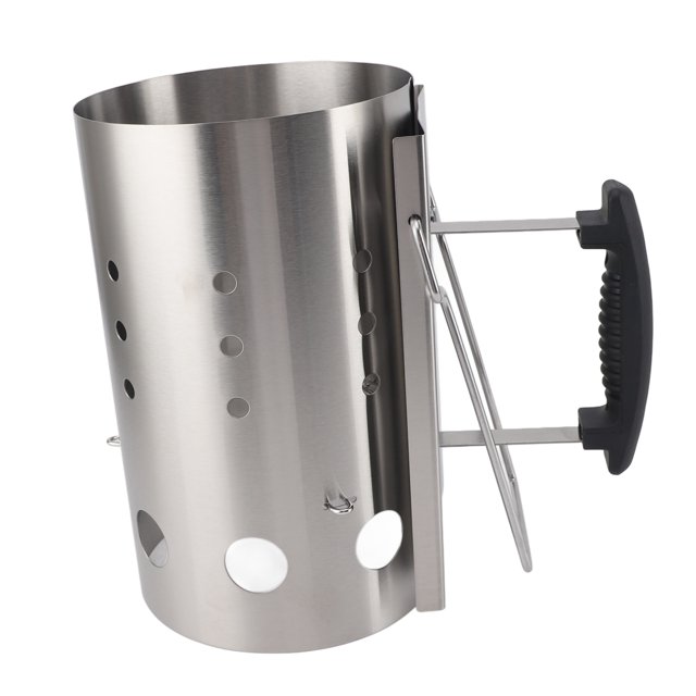 Démarreur de Cheminée, Démarreur de Cheminée Portable Efficace en Acier Inoxydable pour Camping pour Barbecue