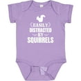 thumbnail image 3 of Inktastic Easily Distracted by Squirrels Boys or Girls Baby Bodysuit, 3 of 5