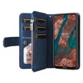 thumbnail image 4 of Compatible with Nokia X20/ X10 Wallet Case with Card Slots PU Leather Zipper Flip Folio Cover, 4 of 5